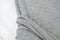 Heather Gray Rib Sweater Knit Fabric Remnant 3 yards